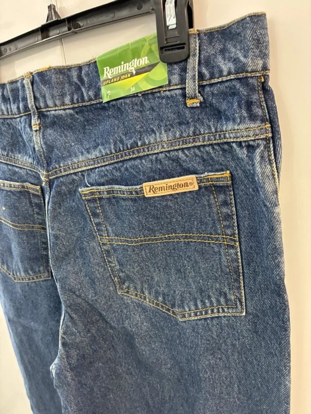 Remington‎ Blue Jeans Rugged Brush Duck Canvas 2 Layer Hunting Pant Men's 34X32